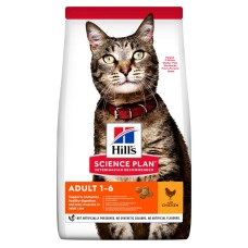 Hill's SCIENCE PLAN Adult Сухий корм для дорослих котів, з куркою, 0,3 кг