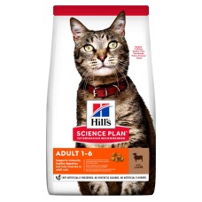 Hill's SCIENCE PLAN Adult Сухий корм для дорослих котів, з ягням, 0,3 кг