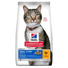 Hill's SCIENCE PLAN Adult Oral Care Сухий корм для підтримки здоров'я ротової порожнини та зубів дорослих котів, з куркою, 1,5 кг Hill's SCIENCE PLAN Adult Oral Care Сухий корм для підтримки здоров'я ротової порожнини та зубів дорослих котів, з куркою, 1,5 кг