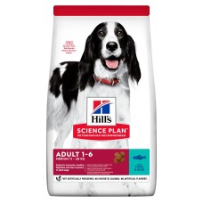 Hill’s SCIENCE PLAN Adult Medium Breed Сухий корм для дорослих собак середніх порід, з тунцем і рисом, 12 кг