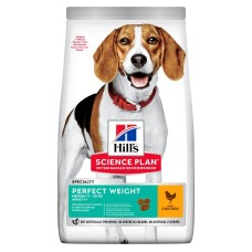 Hill’s SCIENCE PLAN Adult Perfect Weight Medium Breed Сухий корм для підтримання ваги дорослих собак середніх порід, з куркою, 2кг