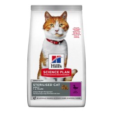 Hill’s SCIENCE PLAN  Adult Sterilised Cat Duck Сухий корм для дорослих стерилізованих котів,з качкою, 0,3 кг