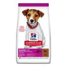 Hill’s SCIENCE PLAN Puppy Smal&Mini Сухий корм для цуценят малих і мініатюрних порід, з ягням і рисом, 0,3 кг
