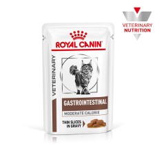 Вологий корм для дорослих котів ROYAL CANIN GASTRO-INTESTINAL MODERATE CALORIE CAT Pouches 0.085 кг