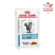 Вологий корм для дорослих котів ROYAL CANIN SENSITIVITY CONTROL CHICKEN CAT Pouches 0.085 кг Вологий корм для дорослих котів ROYAL CANIN SENSITIVITY CONTROL CHICKEN CAT Pouches 0.085 кг