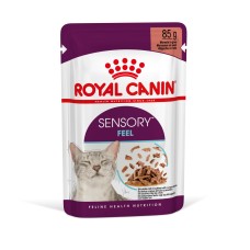 Вологий корм для дорослих котів ROYAL CANIN SENSORY FEEL GRAVY шматочки у соусі 85г, стимулює відчуття корму Вологий корм для дорослих котів ROYAL CANIN SENSORY FEEL GRAVY шматочки у соусі 85г, стимулює відчуття корму
