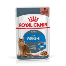 Вологий корм для дорослих котів ROYAL CANIN LIGHT WEIGHT CARE шматочки в соусі 85 г, від набору зайвої ваги Вологий корм для дорослих котів ROYAL CANIN LIGHT WEIGHT CARE шматочки в соусі 85 г, від набору зайвої ваги