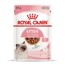 Вологий корм для кошенят (шматочки у соусі) ROYAL CANIN KITTEN IN GRAVY 0.085 кг, у паучах Вологий корм для кошенят (шматочки у соусі) ROYAL CANIN KITTEN IN GRAVY 0.085 кг, у паучах