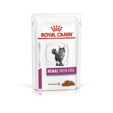 Вологий корм для дорослих котів ROYAL CANIN RENAL FELINE FISHs 0.085 кг Вологий корм для дорослих котів ROYAL CANIN RENAL FELINE FISHs 0.085 кг