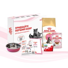 Перший набір для кошенят ROYAL CANIN MAINECOON KITTEN 0.4 кг + вологий корм 0.085 кг