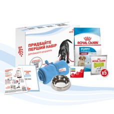 Перший набір для цуценят ROYAL CANIN MEDIUM PUPPY 1 кг + ласощі EDUC 0,05 кг 5шт